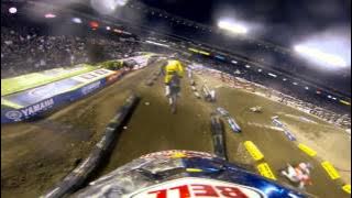 GoPro HD: Millsaps / Stewart Main Event 2013 February, 2 Monster Energy Supercross From Anaheim, CA