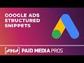 Google Ads Structured Snippets