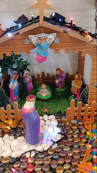 Christmas Crib | Merry Christmas | New Year | #crib #cribs #newyear2023 #newyear #justfoodandtrips