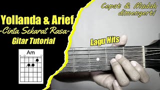 (Gitar Tutorial) YOLANDA & ARIEF - Cinta Sekarat Rasa|Mudah & Cepat dimengerti untuk pemula