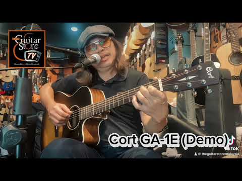 Електро-акустична гітара CORT GA1E (OPEN PORE SUNBURST), видео 1