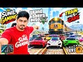 GTA 5 LIVE | Train vs 100 Luxury Cars 😱🔥 कौन बचेगा?