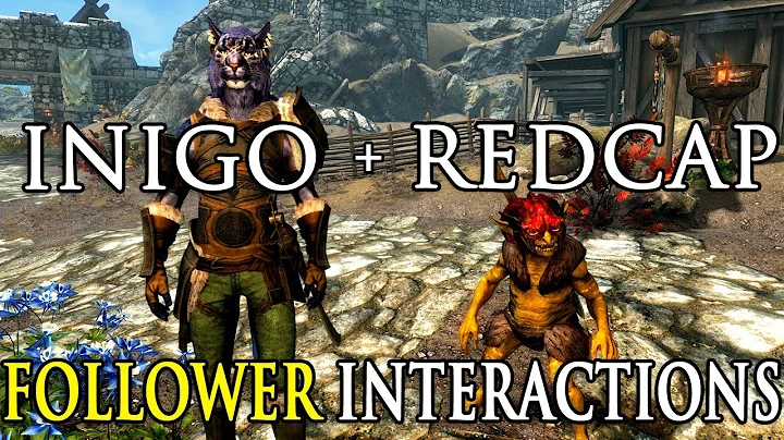 Skyrim: Inigo and Redcap Follower Interactions! │ New Mod Follower Banter Trailer/Showcase