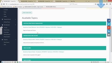 How to participare in course forums on NOUNiLearn