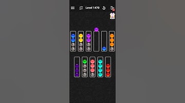 Level 1470 - Color Ball Sort Solution