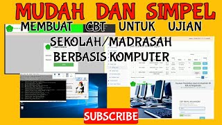CBT online berbasis Android Membuat CBT Sekolah/Madrasah berbasis komputer dan android #Tutorial