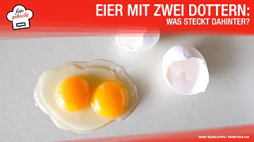 Kann man ein Ei mit zwei Dottern essen?