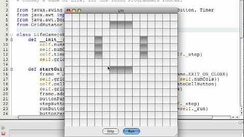 Jython/Swing Game of Life Version 2