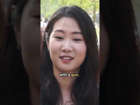 What <strong>Do</strong> Koreans Think Of <strong>Guns</strong>? #shorts