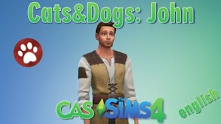 Sims 4 - CAS - Wolf Pack Challenge: John - english