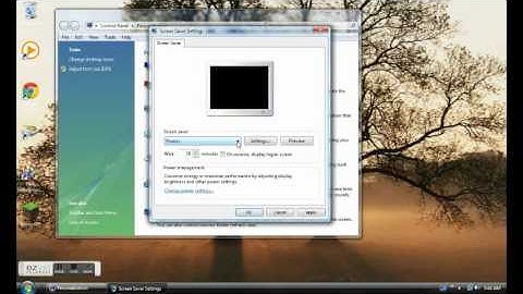 How to change your screensaver in windows vista