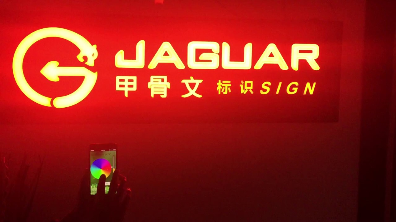 Manufacturer Custom RGB Channel Letter Sign Illuminated Storefront Sign