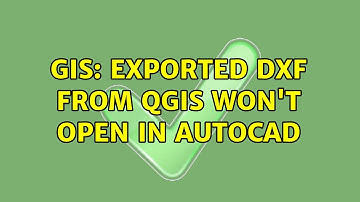 GIS: Exported DXF from QGIS won