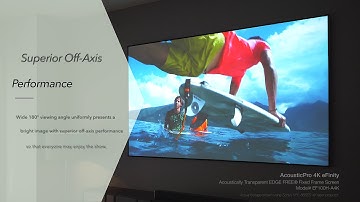 EPV Screens® AcousticPro 4K eFinity Product Video