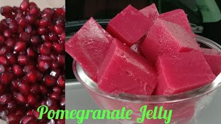 Pomegranate Jelly Recipe / மாதுளை ஜெல்லி / Home made jelly Recipe