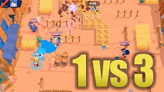 Compilation 1Vs3 Brawl Stars