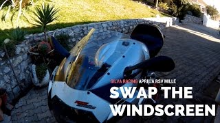 Mudar Vidro da Aprilia RSV Mille