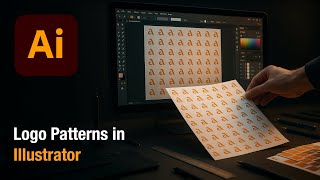 Create Logo Patterns in Illustrator-Easy Step by Step Tutorial!