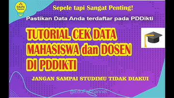 TUTORIAL CEK DATA MAHASISWA DAN DOSEN DI PDDIKTI | PASTIKAN DATAMU TERDAFTAR DI PDDIKTI