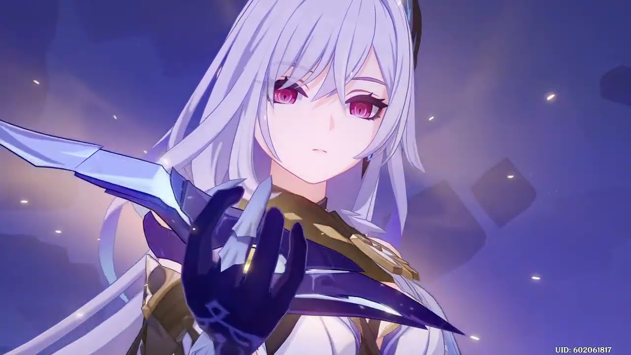 Skirk recovers Lumine's missing power but gets wounded - animated cutscene - Patch 5.7