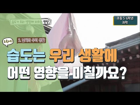 [초등 과학 5-2] 3. 날씨와 우리 생활 - 2차시 습도는 우리 생활에 어떤 영향을 미칠까요?