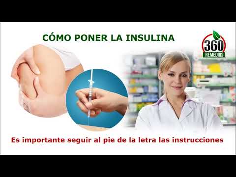 Como Poner La Insulina 🟢Insulina De Accion Rapida