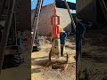 Solid Foundation! 🏗️ Rural Piling #Shorts #Construction