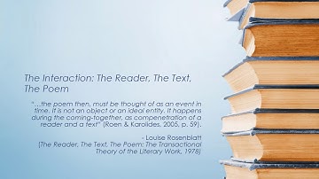 Louise Rosenblatt: Reader Response Theory