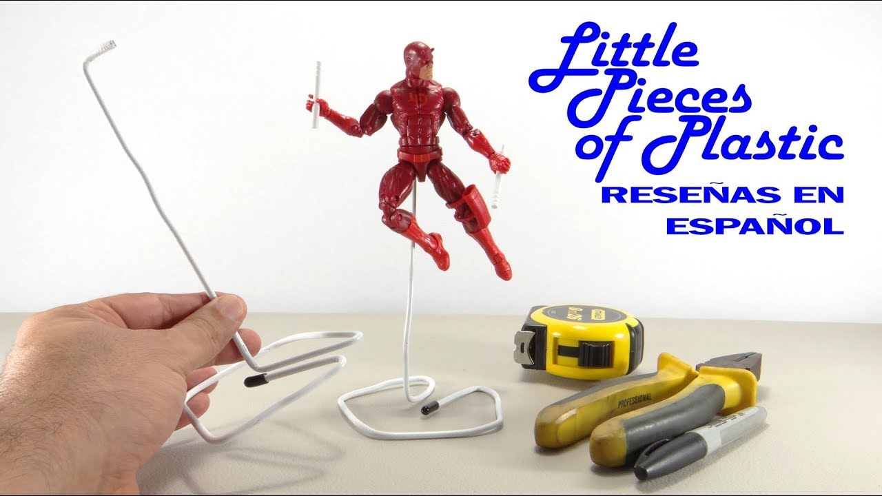Cómo hacer bases para figuras Marvel Legends tipo "Flight stand