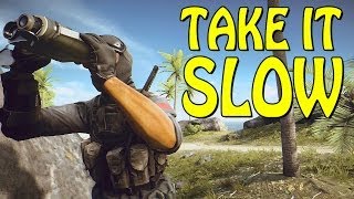 TAKE IT SLOW! - Spectator Fun, Funny Snipers Deaths in Slow Motion | BF4 60fps test