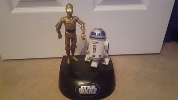 Thinkway electronic talking C3PO and R2D2 bank