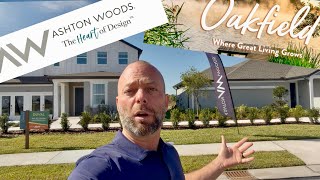 Ashton Woods at Oakfield Trails in Parrish Florida (Parrish Real Estate) New Home Tour Parrish Fl