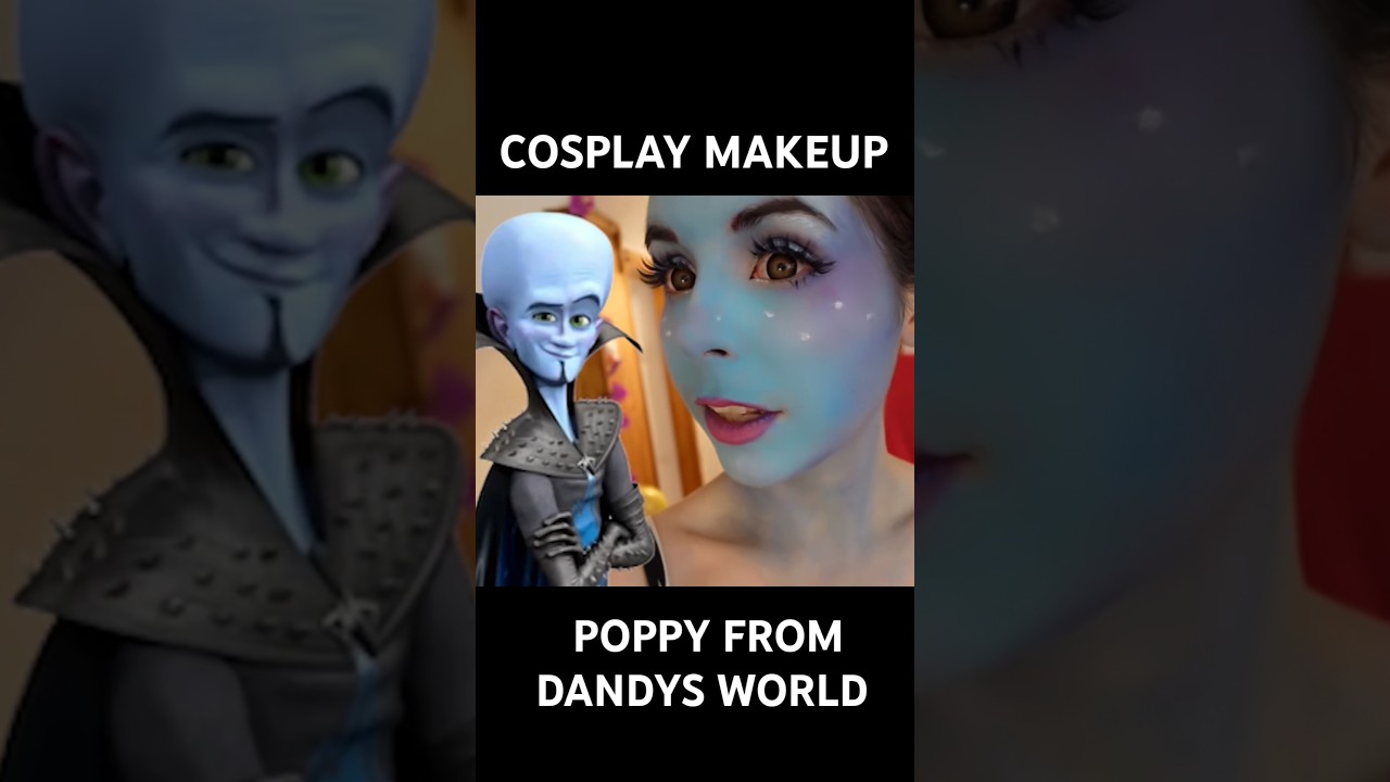 CURSED COSPLAY funny Dandy's world face paint #dandysworld #cosplay #roblox