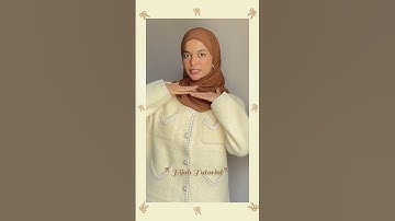 Simple Hijab Tutorial 💛#tasshijabi #hijabtutorial #explore