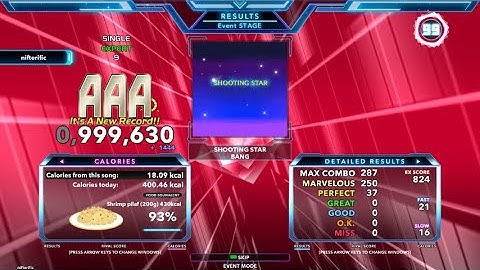 SHOOTING STAR (ESP-9) PFC 37p (StepMania, Judge 6)