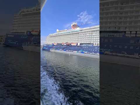 cruises in kiel #germany busy port #travel #beach going to laboe strand
