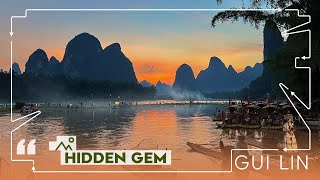 Guilin’s Sky on Fire: Sunset Over Mountains & Rivers