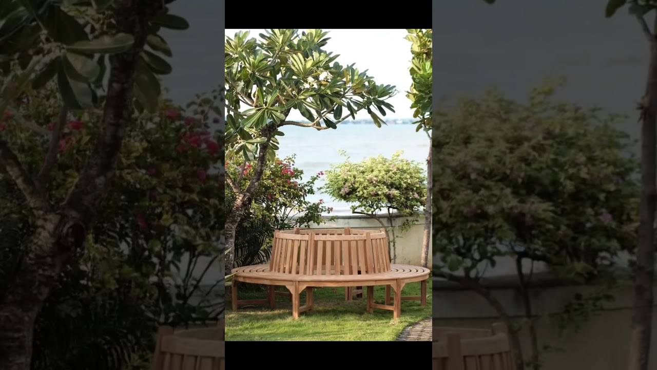 Teak Round Tree Bench by Mutiara Jepara Indofurni
