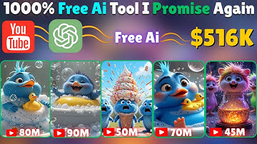 I Found 100% FREE AI Video Generator No Money? No Problem! No Water Mark Promise Unlimited videos
