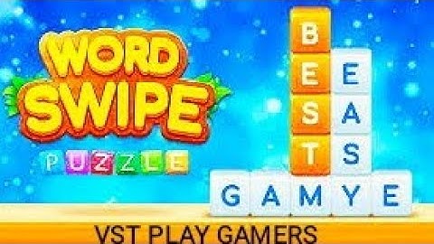 word Swipe Pic puzzle  2020  new Offline game play - vst play gamers