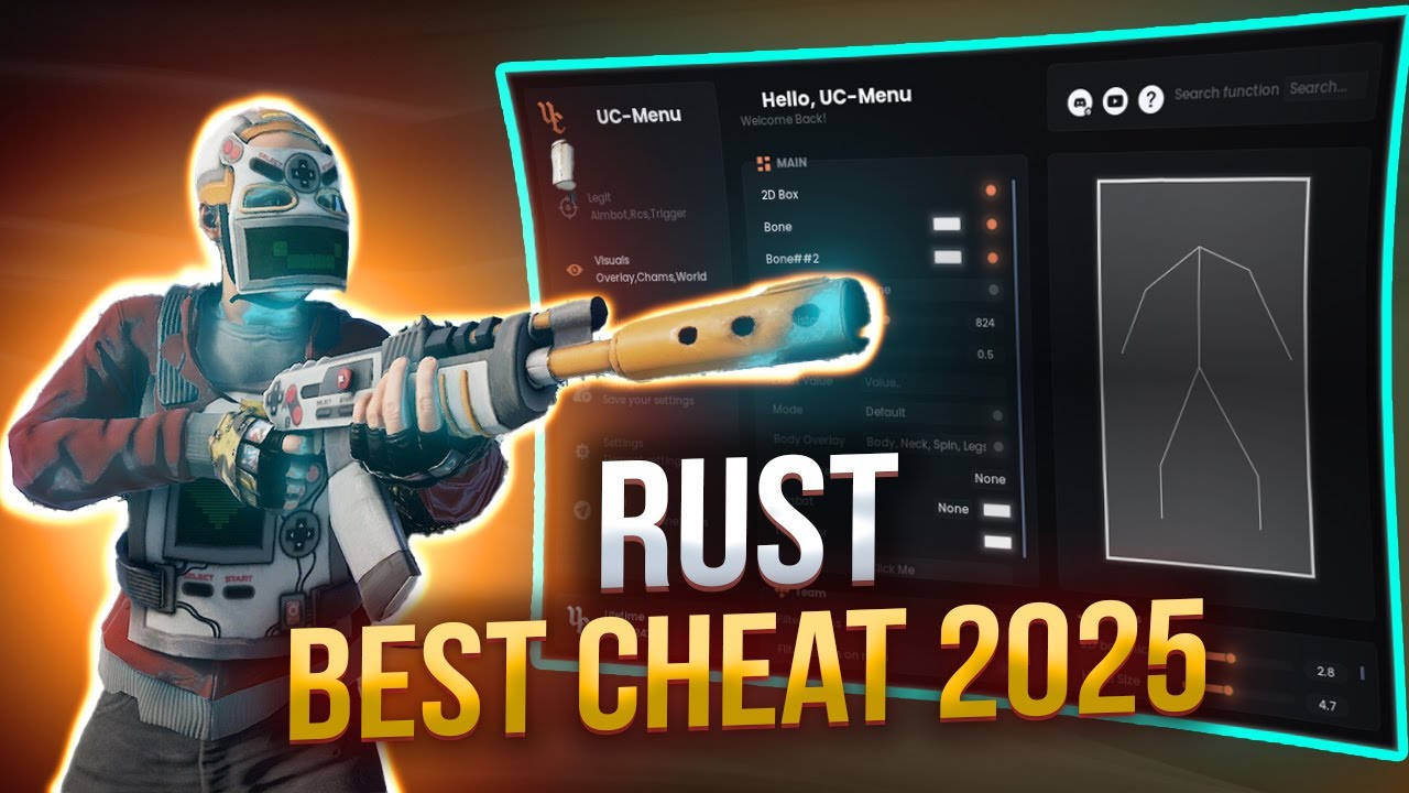 [NEW] Rust Hack 2025 | Aimbot & ESP & WH | Free | Undetected And Safe! | Working 2025 | Download