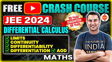 JEE Main 2024 April Attempt | Free YT Crash Course | Differential Calculus | Pulkit Sir