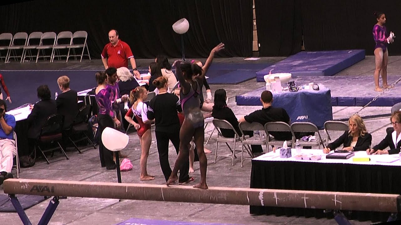 Tamara (Nikki) Thomas Paragon Gymnastics 3rd Beam 2013 Elite