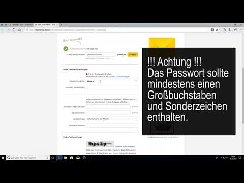 registrieren bei web.de, E-Mail anlegen bei Web.de