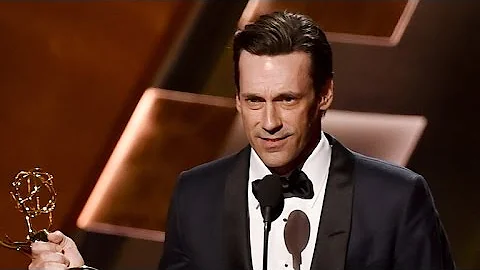 Jon Hamm Finally Wins an Emmy, Thanks Ex Jennifer ...