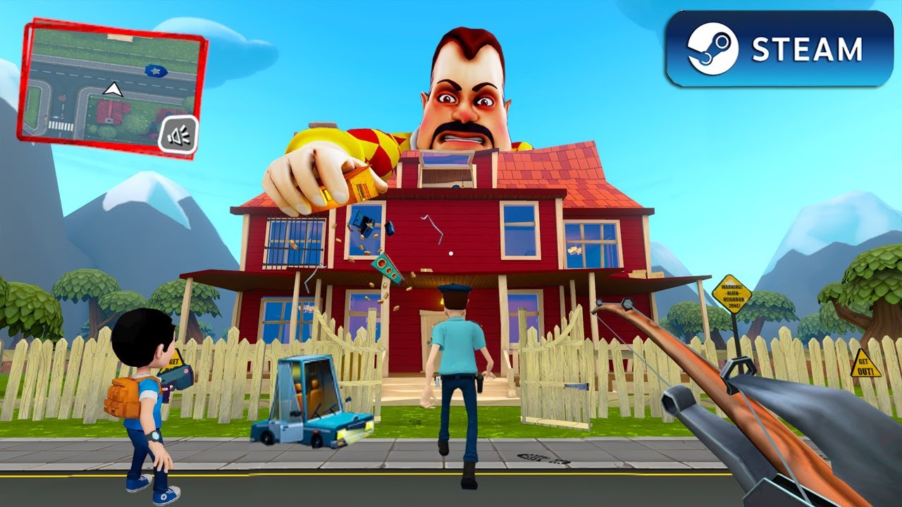 Dark Riddle: Scary Neighbor the Steam version | Gameplay Walkthrough ...