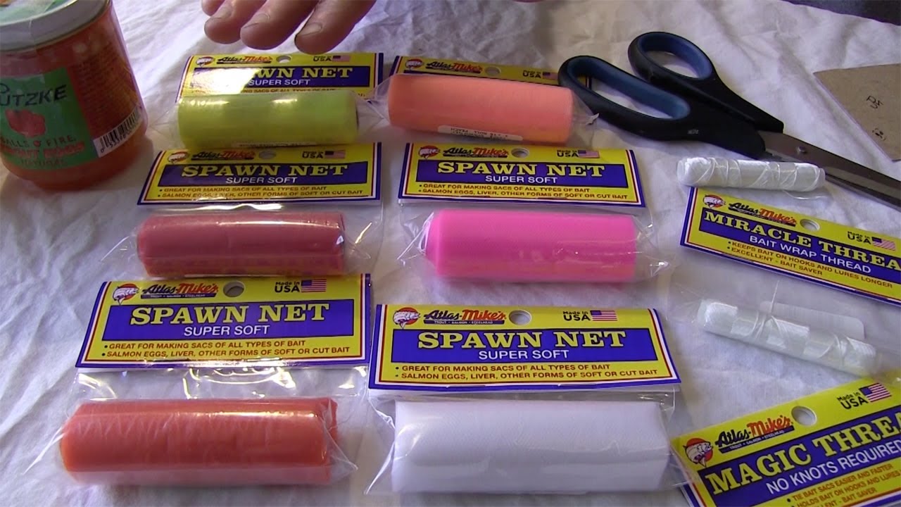 Tips For Tying Spawn Sacs With Atlas Mike's Rolled Spawn Netting