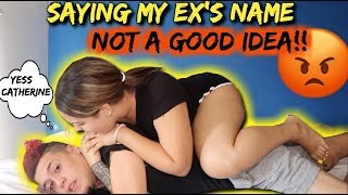SAYING MY EX'S NAME IN MY SLEEP! (PRANK ON SPANISH GIRLFRIEND !!)