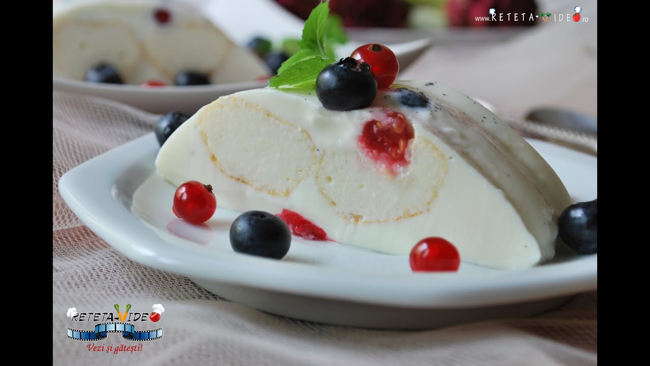 Panna Cotta Cu Vanilie Si Fructe Youtube