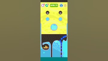 save the fish Level 79 - mobile game/fishdom #shorts